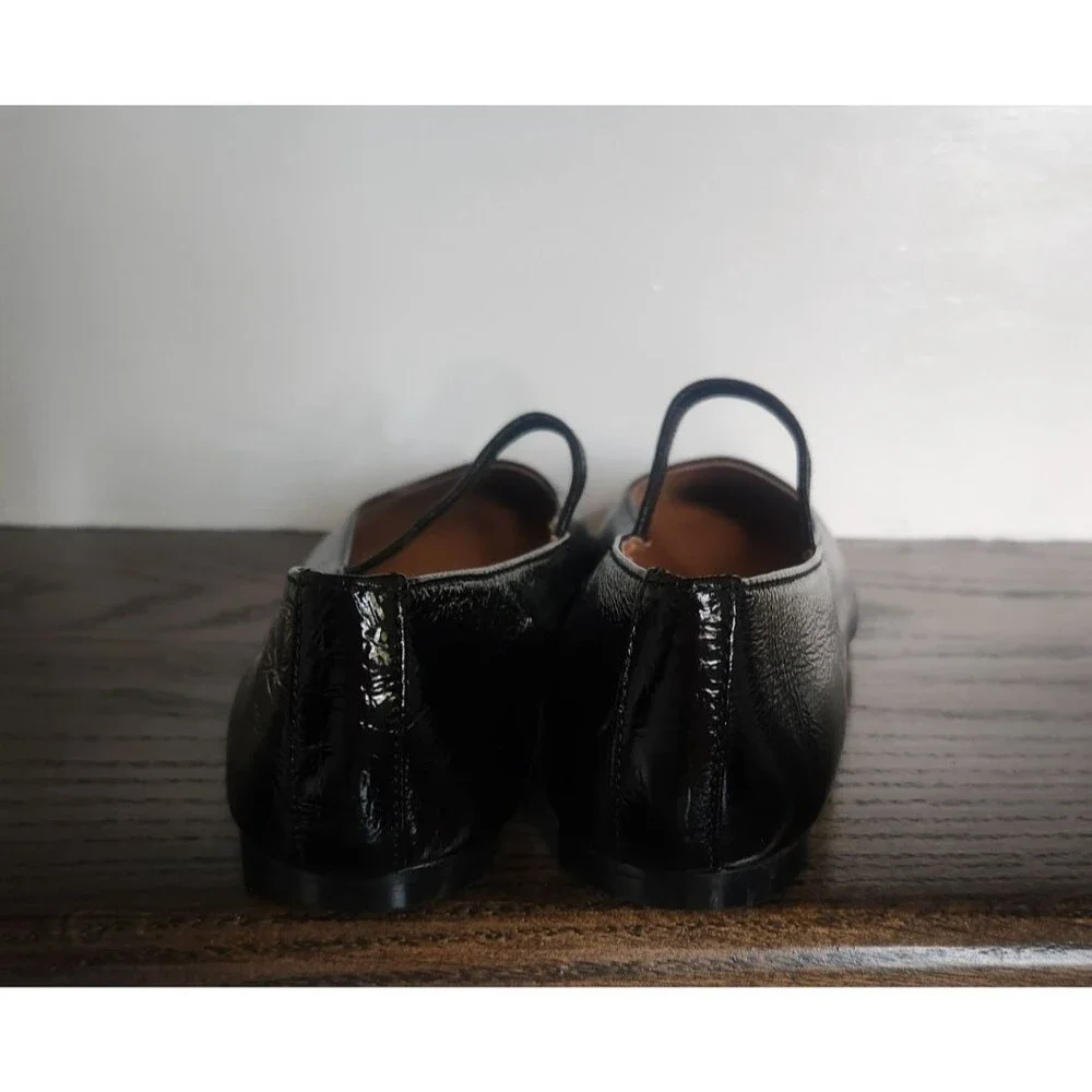 NEW Madewell The Greta Mary Jane Flats Patent Leather Shoes Ballet Black Size 7